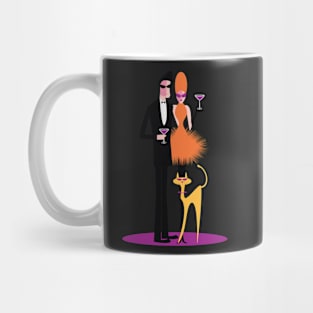 Orange Cocktail Dress Mug